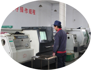 NC lathe controls the production equipment to complete production to high degree of precision and strictly according to the technical drawings
