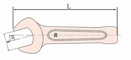 141 Non Sparking Open End Striking Wrench