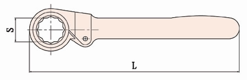 183A European Style Ratchet Wrench