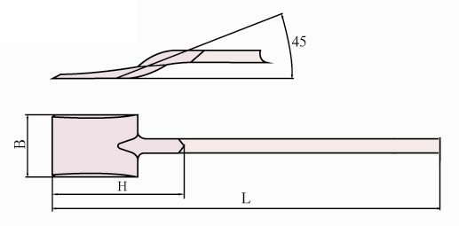198A Non Sparking Long Handle Square Shovel