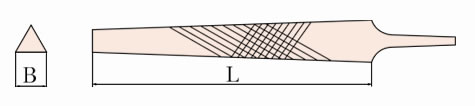 221 Non Sparking Triangular File