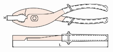 245 Non Sparking Slip Joint Pliers