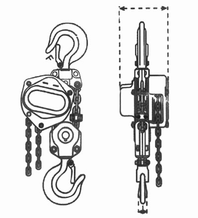 308A Non Sparking Manual Chain Hoist