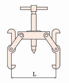 237 Non Sparking Triple Leg Gear Puller