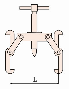 273A Non Sparking Twin Leg Gear Puller
