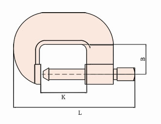 274A Non Sparking G Clamp